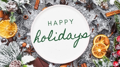 ¡Os deseamos felices fiestas!